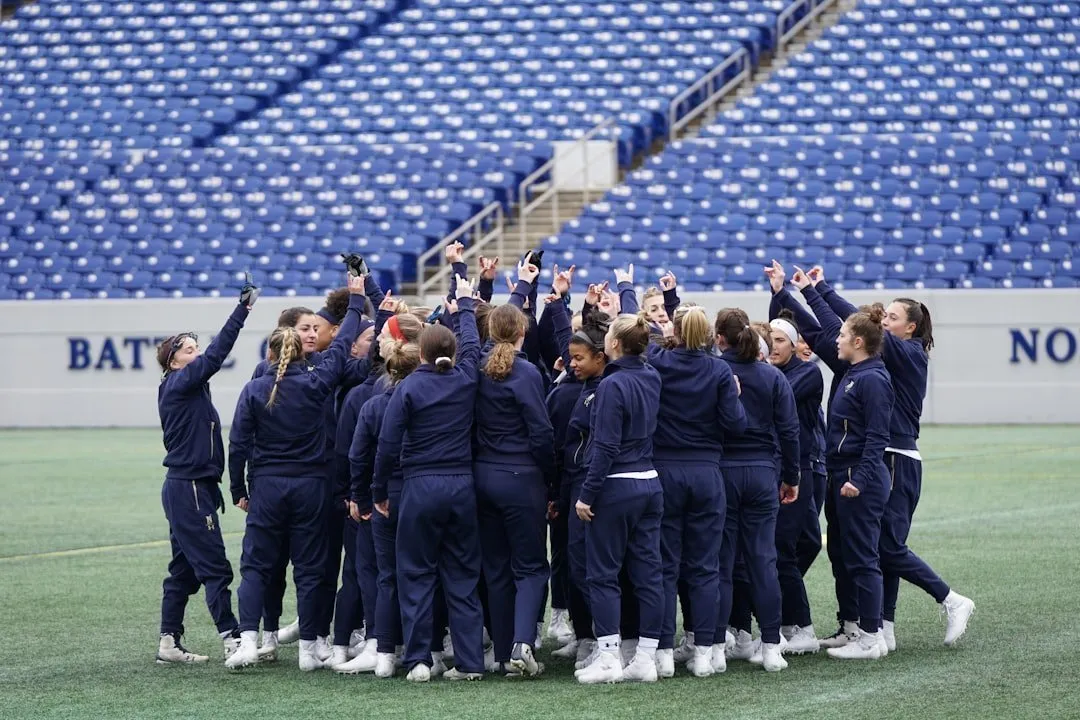 Photo Team huddle