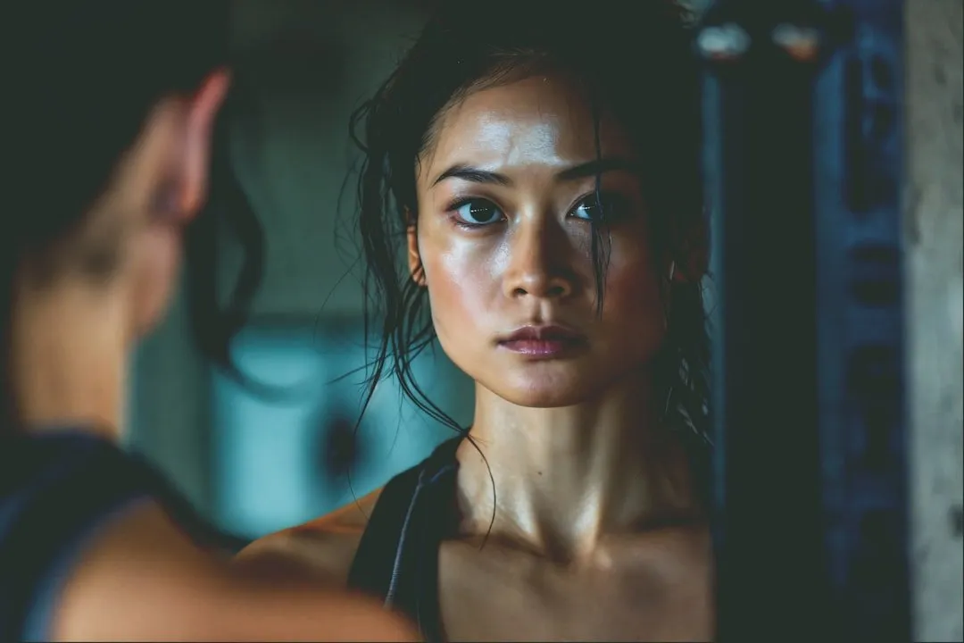 Photo Confident athlete
